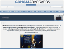 Tablet Screenshot of cahali.adv.br